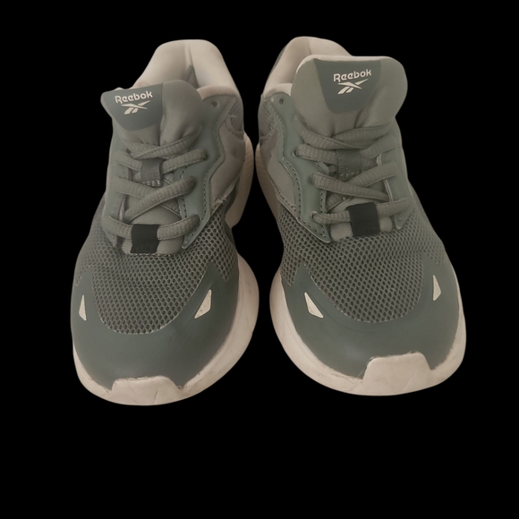 Reebok Green and White Athletic Slip-On Shoes - Picture 2 of 3